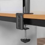 Supporto da tavolo Hama con braccio articolato per monitor da 13 a 35" - Capacità 15 kg - Inclinazione di 35º - Altezza regolabile - Consente una rotazione di 180º - Acciaio - VESA 100x100 - 10x59x40,43 cm - Colore nero - immagine 4
