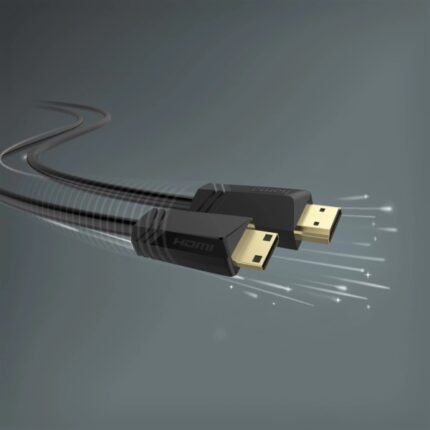 5 m - Supporta 3D - Terminali placcati in oro - Ethernet - Velocità fino a 18 Gbps - Schermatura completa - Colore nero