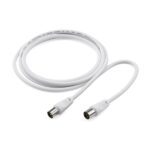 Hama Entry Cavo coassiale per antenna maschio/femmina - Lunghezza 3 m - Schermatura 75 dB - Impedenza 75 Ohm - Colore bianco - immagine 4