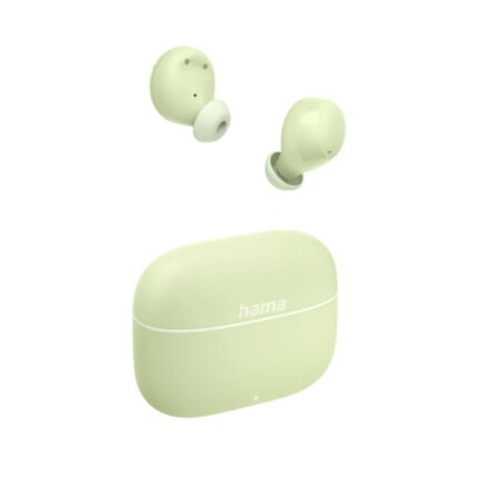 Hama Freedom Buddy II Cuffie con microfono omnidirezionale - Bluetooth - Portata 10 m - Assistente vocale - Ricarica tramite USB-C - Colore menta