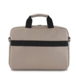 2" - Poliestere riciclato - Interno imbottito - Tasche frontali - 45 x 9 x 33 cm - Colore beige