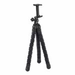 Hama Flex Treppiede per smartphone e videocamera sportiva - Peso massimo 300 g - Pieghevole - Altezza regolabile fino a 26 cm - Plastica - Colore nero - immagine 4
