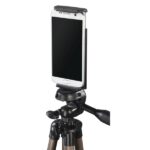 Treppiede Hama per smartphone e tablet - Peso max 500 g - Altezza regolabile fino a 106 cm - Alluminio - Testa a 3 vie - Colore beige - immagine 4