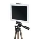 Treppiede Hama per smartphone e tablet - Peso max 500 g - Altezza regolabile fino a 106 cm - Alluminio - Testa a 3 vie - Colore beige - immagine 5