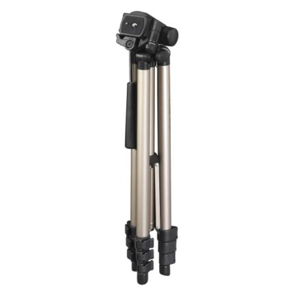 5 kg - Altezza regolabile fino a 125 cm - Alluminio - Supporto a sgancio rapido - Testa a 3 vie - Colore beige