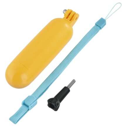Hama Manico galleggiante per videocamera sportiva - Alta visibilità - Plastica - Filettatura standard - Colore giallo