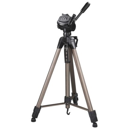 Hama Star 64 Treppiede per fotocamera con filettatura da 1/4" - Peso massimo 4 kg - Altezza fino a 185 cm - Manovella nella colonna centrale - Alluminio - Supporto a sgancio rapido - Testa a 3 vie - Colore beige