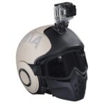 Hama Supporto per casco per videocamera sportiva - Adesivo 3 m - Filettatura standard - Plastica - Colore nero - immagine 2