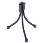 Hama Flexi Tripode Mini per fotocamera con filettatura 1/4" - Pieghevole - Altezza regolabile fino a 10 cm - Peso max 200 g - Plastica - Colore nero