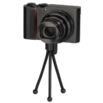 Hama Flexi Tripode Mini per fotocamera con filettatura 1/4" - Pieghevole - Altezza regolabile fino a 10 cm - Peso max 200 g - Plastica - Colore nero - immagine 3
