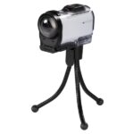 Hama Flexi Tripode Mini per fotocamera con filettatura 1/4" - Pieghevole - Altezza regolabile fino a 10 cm - Peso max 200 g - Plastica - Colore nero - immagine 4