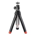 Hama Multi 4In1 Mini treppiede con filettatura da 1/4" - Altezza regolabile fino a 86 cm - Supporto per smartphone e action cam - Peso massimo 400 g - Alluminio - Testa a 3 vie - Colore nero