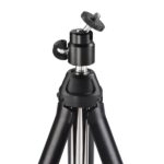 Hama Multi 4In1 Mini treppiede con filettatura da 1/4" - Altezza regolabile fino a 86 cm - Supporto per smartphone e action cam - Peso massimo 400 g - Alluminio - Testa a 3 vie - Colore nero - immagine 2