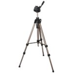 Hama Star 63 Treppiede per fotocamera - Peso max 4 kg - Altezza regolabile fino a 166 cm - Manovella nella colonna centrale - Alluminio - Supporto a sgancio rapido - Testa a 3 vie - Colore beige - immagine 2