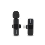 Microfono wireless da bavero Hama - 2200 Ohm - USB-C - Fissaggio con clip - Colore nero