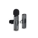Microfono wireless da bavero Hama - 2200 Ohm - USB-C - Fissaggio con clip - Colore nero - immagine 2