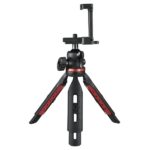 Hama Solid Mini treppiede per smartphone e fotocamera - Peso massimo 270 g - Pieghevole - Altezza regolabile fino a 19 cm - Plastica - Testa a sfera 3D - Colore nero - immagine 4