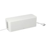 Hama Maxi Scatola per prese multiple e cavi - Facile da organizzare e pulire - Protezione per bambini e animali domestici - Diametro massimo del cavo 20 mm - 40 x 15,6 x 13,5 cm - Colore bianco - immagine 5