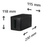 5 x 12 cm - Colore nero