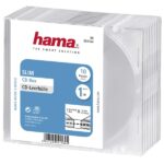 Hama Slim Pack da 10 custodie vuote per CD/DVD - Polistirolo - 12