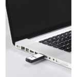 Hama Fancy Chiavetta USB 2.0 con cappuccio - Capacità 16 GB - Trasferimento 10 Mb/s - Alluminio spazzolato - 20x68x8 mm - Colore nero e argento - immagine 4