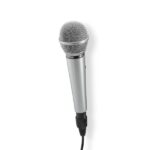 Hama Jam Star Microfono dinamico - Cavo 3 m - 100 Hz - Jack 3,5 mm - Cardioide - 600 Ohm - 170 x 52 x 52 mm - Colore argento - immagine 3