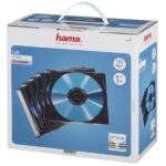 Hama Confezione da 100 custodie vuote per CD/DVD - Polistirolo - 12