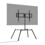 Hama Supporto da pavimento per TV fino a 90" - Peso massimo 50 kg - VESA 900x600 mm - Altezza regolabile - Gestione cavi - 140x116,9x85,5 cm - Colore nero - immagine 5
