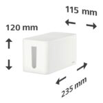 5 x 12 cm - Colore bianco