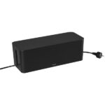 Hama Maxi Scatola per prese multiple e cavi - Facile da organizzare e pulire - Protezione per bambini e animali domestici - Diametro massimo del cavo 15 mm - 40,6 x 15,6 x 13,5 cm - Colore nero - immagine 5