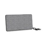 Hama Fabric Antenna interna piatta - Cavo coassiale 2 m - DVB-T2 - 11,99 x 2,22 x 22,93 cm - Colore nero e grigio - immagine 5