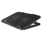 5 cm - Silenziosa - Cavo da 50 cm - USB-A - Luce LED - Altezza regolabile - Antiscivolo - 37x27x3 cm - Colore nero