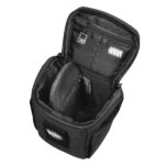 Hama Matera Custodia per fotocamera - Poliestere riciclato - Cinghia per cintura - Scomparto separato per obiettivo - Maniglia - 8x7,5x13 cm - Colore nero - immagine 3