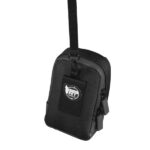 Hama Matera Custodia per fotocamera - Poliestere riciclato - Cinghia per cintura - Cinghia da collo rimovibile - 7,5x4,5x13 cm - Colore nero - immagine 5