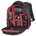 Hama Miami Zaino per fotocamera - Capacità 5 l - Poliestere - Scomparti separati per obiettivi - Maniglia - 22 x 10 x 24 cm - Colore nero - immagine 3