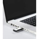Chiavetta USB 2.0 Hama Fancy Memoria con cappuccio - Capacità 32 GB - Velocità di trasferimento 10 Mb/s - Alluminio spazzolato - Colori: nero e argento - immagine 4