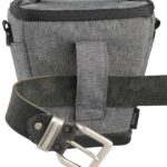 Hama Trinidad Custodia per fotocamera - Poliestere riciclato - Cinghia per cintura - Maniglia - 16x10x16cm - Colore grigio - immagine 2