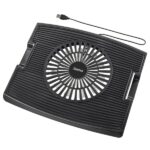 6" con 1 ventola da 15 cm - Silenziosa - Cavo da 40 cm - USB-A - Luce LED - Temperatura regolabile - Antiscivolo - 33