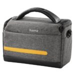 Hama Terra Custodia per fotocamera - Poliestere riciclato - Adattabile alla valigia - Scomparto separato per obiettivo - Maniglia - 23x9