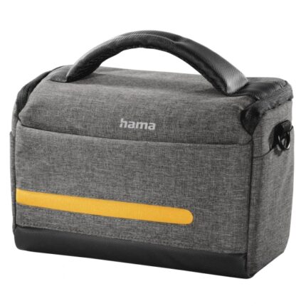 Hama Terra Custodia per fotocamera - Poliestere riciclato - Adattabile alla valigia - Scomparto separato per obiettivo - Maniglia - 23x9