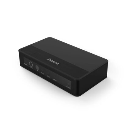 Hama Essential Commutatore HDMI 4K - Telecomando - 3 ingressi - 1 uscita - 13x1