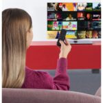 Hama Telecomando per TV - Universale - Portata 10 m - Accesso diretto alle piattaforme di streaming - 14 x 3,8 x 1,9 cm - Colore nero - immagine 4