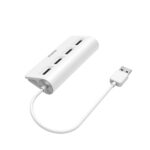 Hama Essential Hub USB 2.0 - Cavo USB-A integrato da 15 cm - USB-A femmina x4 - Colore bianco - immagine 2