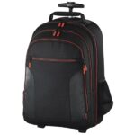 Hama Miami Valigia Trolley per Fotocamera - Capacità 12L - Maniglie a scomparsa - Scomparti separati per obiettivi - Manico estensibile - Maniglia - 30x23x50cm - Colore Nero - immagine 2