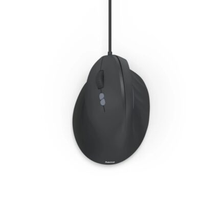 Hama ECM-500L Mouse ottico verticale per mancini 1800 dpi - Cavo 180 cm - Ergonomico - Silenzioso - 7 pulsanti - 8