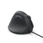 Hama ECM-500L Mouse ottico verticale per mancini 1800 dpi - Cavo 180 cm - Ergonomico - Silenzioso - 7 pulsanti - 8,6 x 7,1 x 11,5 cm - Colore nero - immagine 5