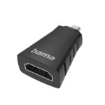 Hama Essential Adattatore video - 4K - HDMI femmina - Micro HDMI maschio - Colore nero