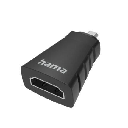 Hama Essential Adattatore video - 4K - HDMI femmina - Micro HDMI maschio - Colore nero
