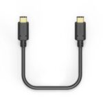 Cavo USB-C maschio Hama - Potenza massima 60 W - Lunghezza 1,5 m - Velocità fino a 480 Mbps - Placcato in oro - Colore nero - immagine 3