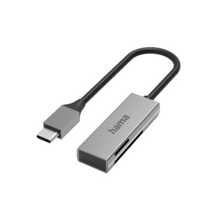 Lettore di schede USB-C Hama Prime - Compatibile con SD - Micro-SD - 16